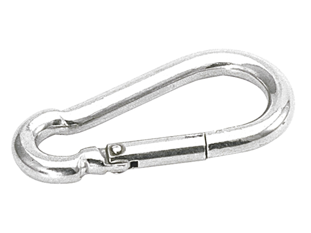 Talamex 11 x 120 mm BL daN 1390 Karabiner mit Knick Edelstahl