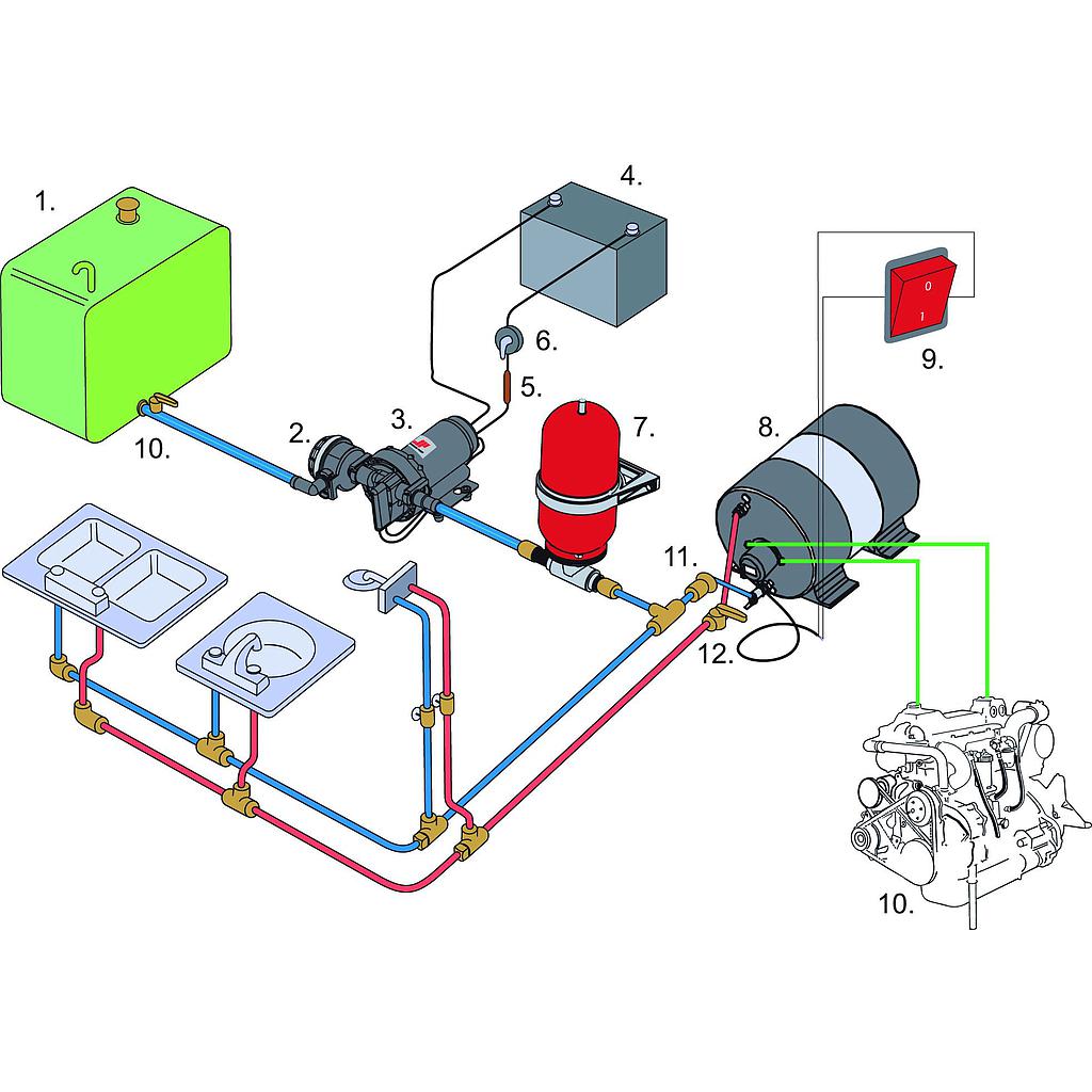 Ablaßhahn für Nico Schiffsboiler