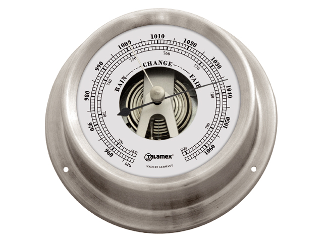 Barometer 100x125mm Edelstahl