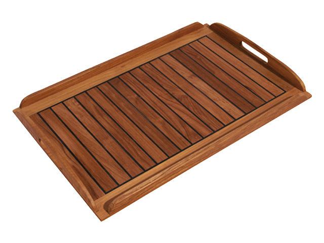 Teak Tablett 58x38cm Deck-Design