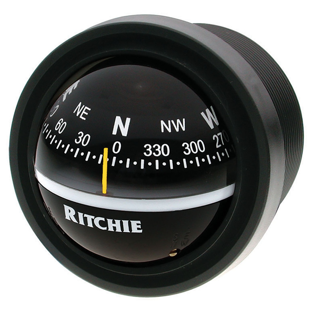 Ritchie Explorer V-57 schwarz Kompass für Armaturenbrettmontage