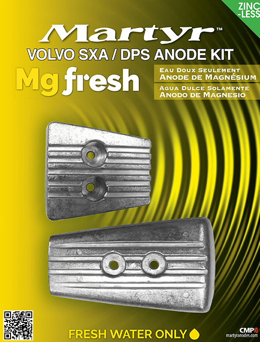 Magnesium Anodensatz für Volvo Penta SX-A / DPS