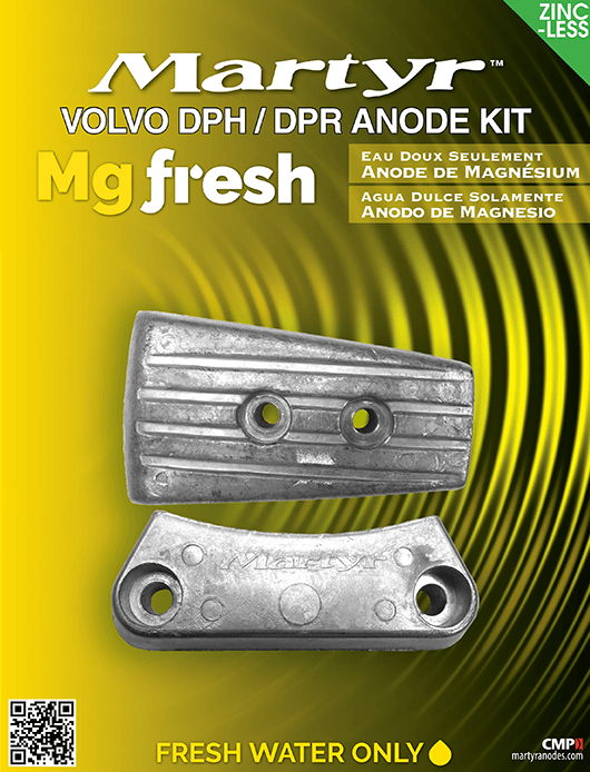 Magnesium Anodensatz für Volvo Penta DPH / DPR