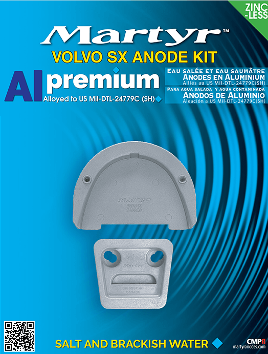 Aluminium Anodensatz für Volvo Penta SX