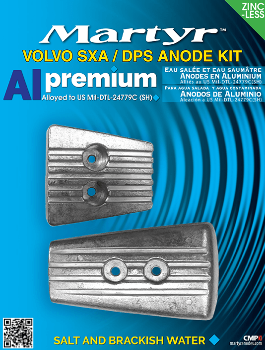 Aluminium Anodensatz für Volvo Penta SX-A / DPS