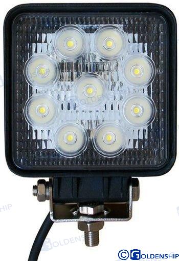 27W LED LIGHT BARS SPOT BEAM 316SS BRACK