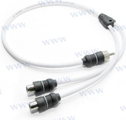 CABLE "Y" ADAPTADOR 1 MACHO A 2 HEMBRAS