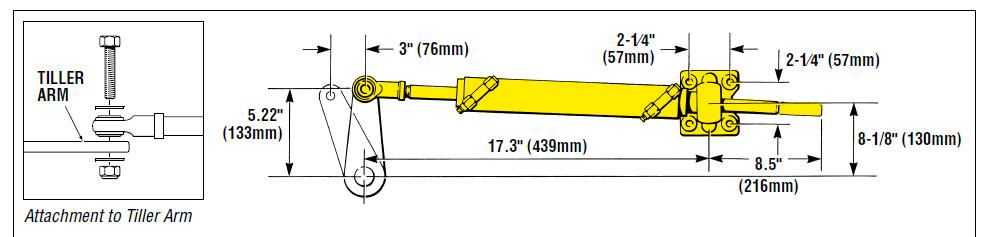 Cilinder Inboard  BA125-3ATM