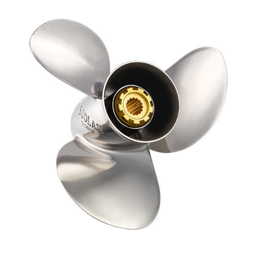 Solas 3 Blatt Edelstahlpropeller New Saturn 14 1/4 X 17 Linksdrehend