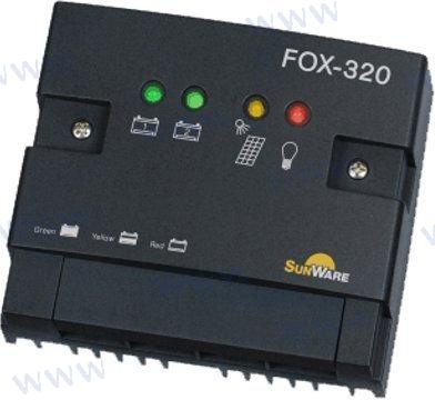 CONTROLADOR DE CARGA FOX-320 LED  20A 12