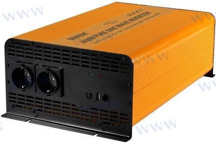 CONVERTIDOR 12V - 220V  3.000W ONDA SENO