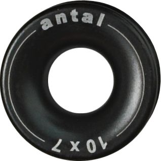 Antal Aluminium Low Friction Ringe  D1=10mm  D2=25mm  Ø=7mm  T=12mm  Gewicht 0 005kg  Arbeitslast 800kg