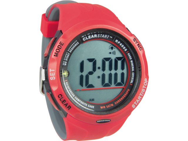 Clear Start 50 Segeluhr rot-grau