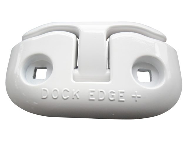 Dock Edge 152mm einklappbare Klampe weiß Aluminium