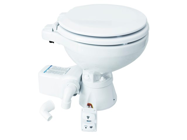 Albin Marine Toilette Silent kompakt 12V