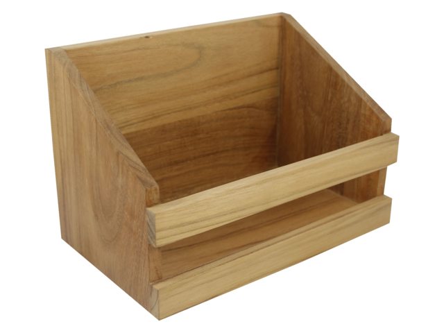 Teak Lagerregal klein 22x14x15cm