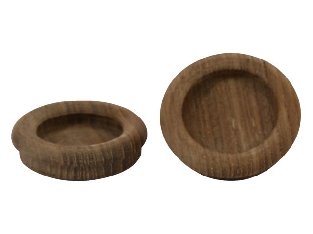 Teak Schubladengriff Ø 3.5cm (Paar)