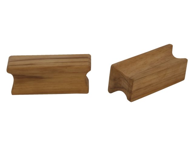 Teak Schubladengriff 7x2.8x2.8cm (Paar)