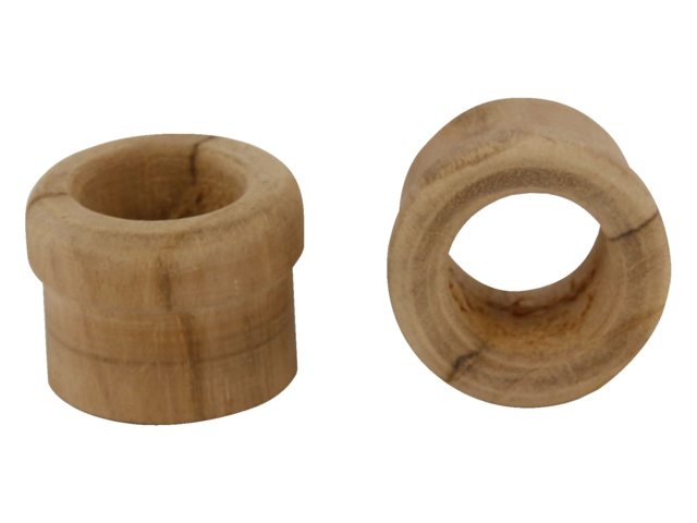 Teak Fingerring Ø 1.5x2.8cm (Paar)