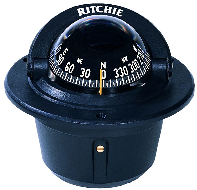 Ritchie Kompass  Explorer F-50 Einbau Schwarz