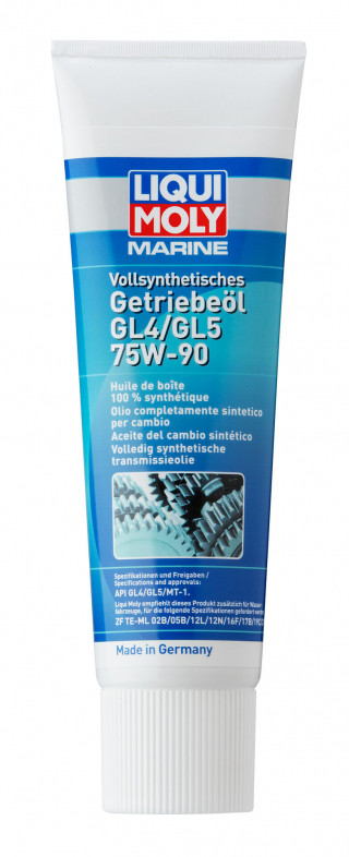 Marine Vollsynthetisches Getriebeöl GL4/GL5 75W-90 - 250ml