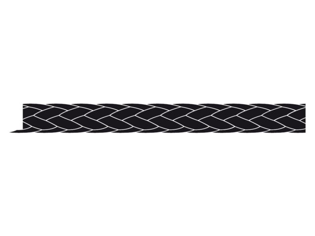 Liros D-Pro Fall-und Schotleine 4 mm schwarz 1 Meter