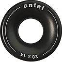 Antal Aluminium Low Friction Ringe  D1=20mm  D2=50mm  Ø=14mm  T=22mm  Gewicht 0 044kg  Arbeitslast 3200kg