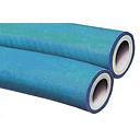 Dampf- / Heißwasserschlauch  Lebensmittelqualität  Ø19 x 33mm  Arbeitsdruck 7bar  Temp. bis +120ºC  Farbe  Innen: weiß  Farbe  Außen: bleu