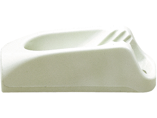[L-67104363] Clamcleat CL263W mit Leitöse 1 - 4mm Nylon weiß 2Stk.