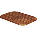 Teak-Tischplatte Classic 37x60cm