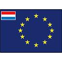 Flagge Europarat/NL 20x30cm