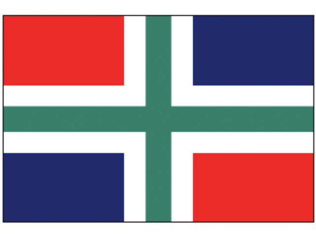 [L-27204030] Flagge Groningen 30x45cm