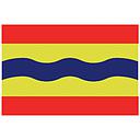 Flagge Overijssel 20x30cm