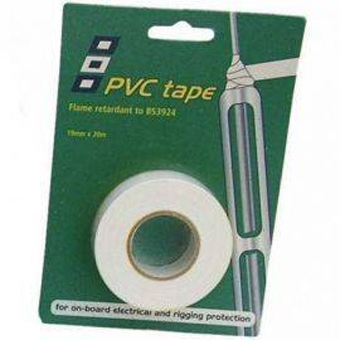 [L-34316001] PSP Marine Tapes PVC Isoliertape Weiß 19 mm x 20 m