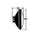 Aqua Signal Ersatzlampe für Handscheinwerfer Bremen 114mm 24V 50W