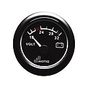 Voltmeter 24V schwarz