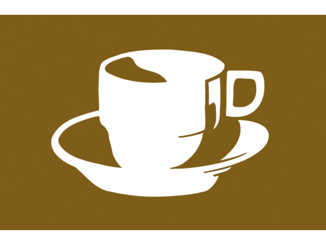 [L-27605002] Flagge Kaffee 30x45cm