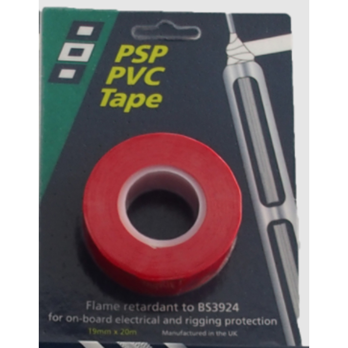 [L-34316007] PSP Marine Tapes PVC Isoliertape Rot 19 mm x 20 m