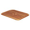 Teak-Tischplatte Classic 51x75cm