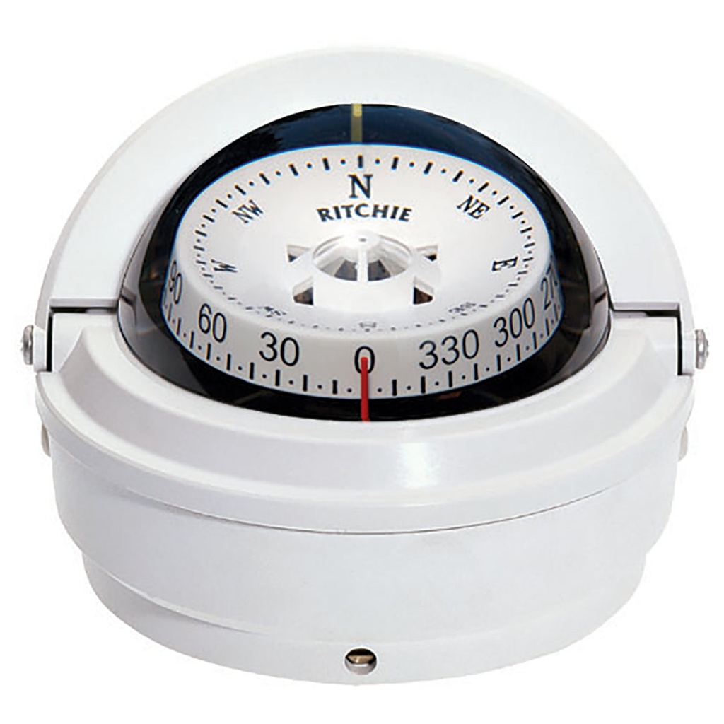 [RM-RITS-87W] Ritchie Kompass Voyager S-87 Einbau Weiß