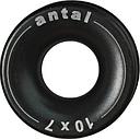 Antal Aluminium Low Friction Ringe  D1=10mm  D2=25mm  Ø=7mm  T=12mm  Gewicht 0 005kg  Arbeitslast 800kg