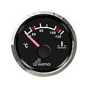 Wema NMEA2000 Silber-Serie Anzeige Wassertemperatur schwarz