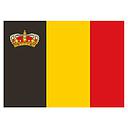 Flagge Belgien mit Krone 20x30cm