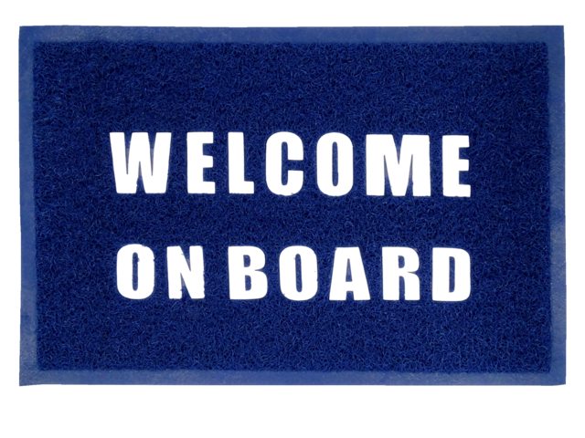 [L-94325010] Fußmatte Welcome on Board 60x40cm