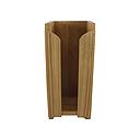 Teak Flaschen- und Becherhalter 11.5x25.5x11cm