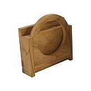 Teak Becherhalter klappbar 11.7x13x11cm