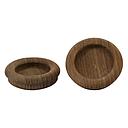 Teak Schubladengriff Ø 3.5cm (Paar)