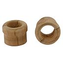 Teak Fingerring Ø 1.5x2.8cm (Paar)