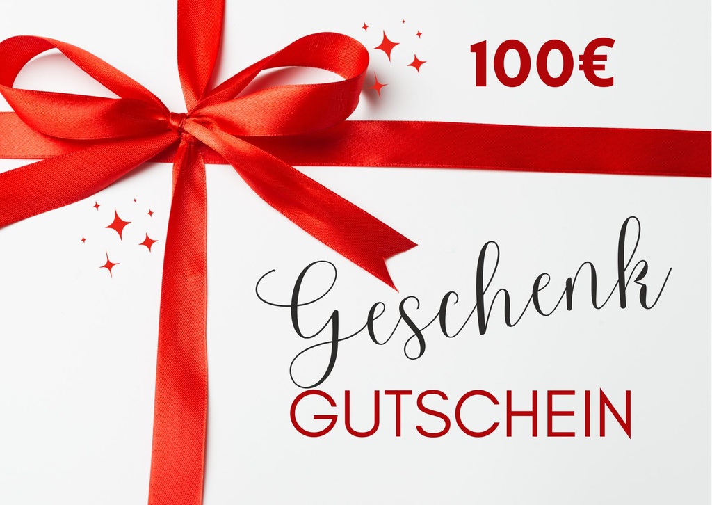 [G-100] Geschenkgutschein 100 €