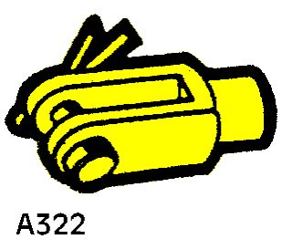 [BM-A322] Gabel für Steuerkabel mit M10 Gewinde